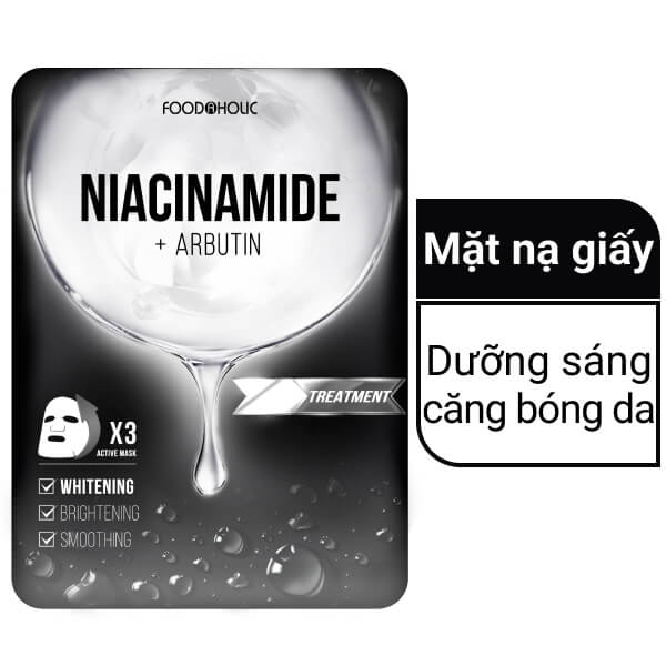 Mặt nạ Foodaholic Niacinamide dưỡng sáng da 23ml