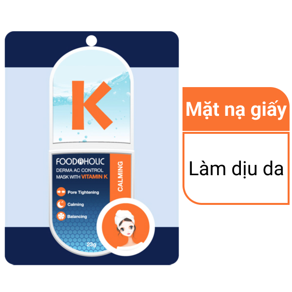 Mặt nạ Vitamin K Foodaholic làm dịu da 23g