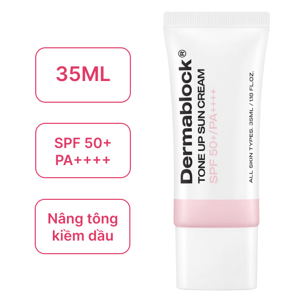 Kem chống nắng Dermablock nâng tông 35ml