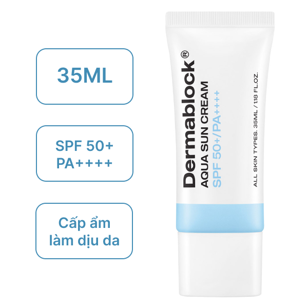 Kem chống nắng Dermablock cấp ẩm dịu da 35ml