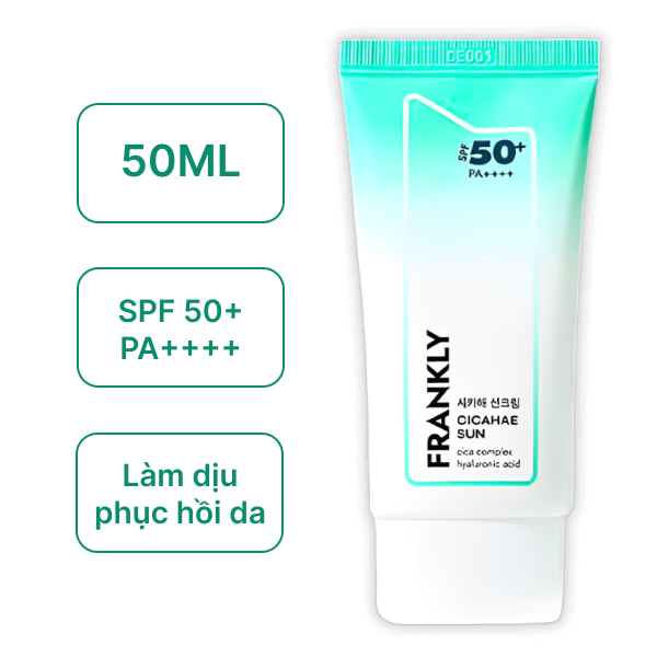 Kem chống nắng Frankly làm dịu da 50ml
