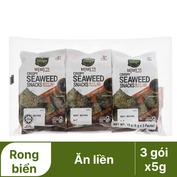 Rong biển Hàn Quốc ăn liền, nấu canh, cuộn cơm giá tốt