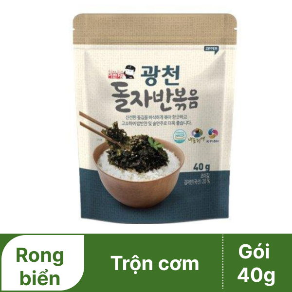 Rong biển trộn cơm captain lee Choi Gang vị truyền thống 40g