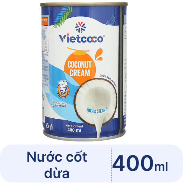 Nước cốt dừa Vietcoco lon 400ml