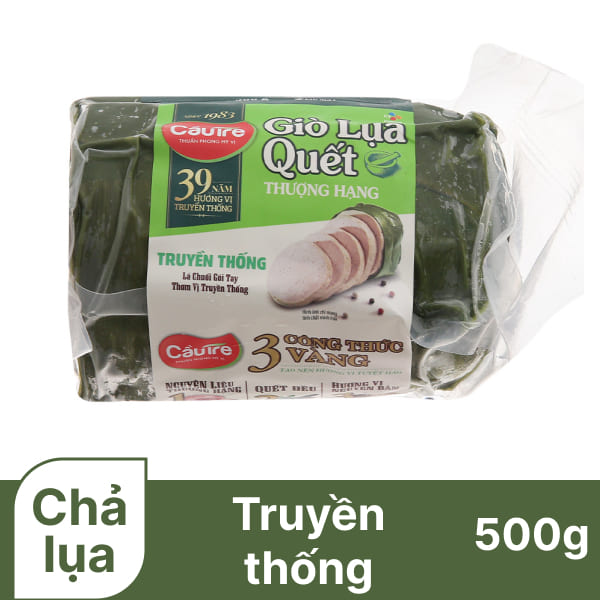 Chả lụa quết thượng hạng Cầu Tre gói 500g