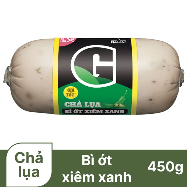 Chả lụa bì ớt xiêm xanh G Kitchen cây 450g