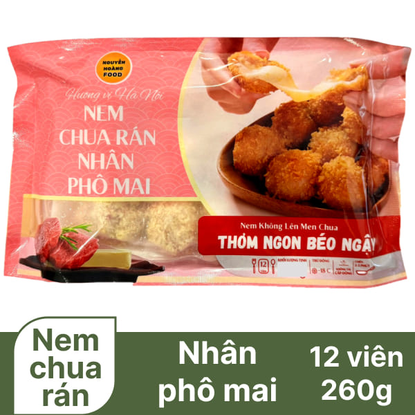Mua Nem chua rán nhân phô mai Nguyễn Hoàng gói 260g giá tốt