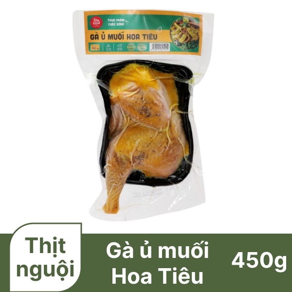 Gà ủ muối hoa tiêu LifeFood gói 450g