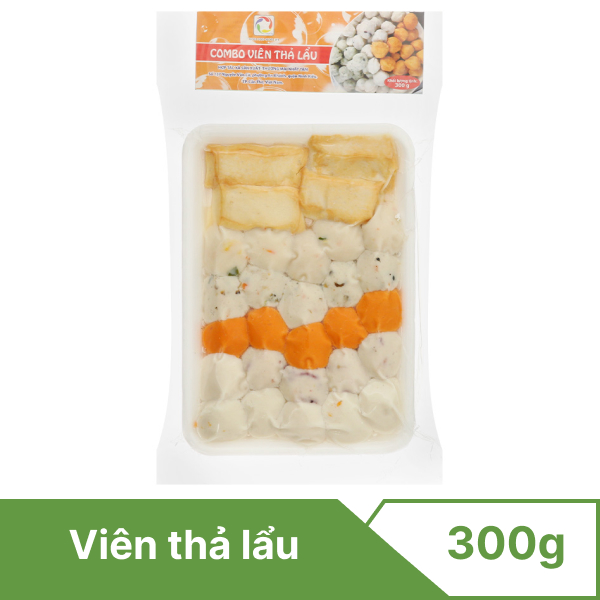 Combo viên thả lẩu Nhất Tâm 300g