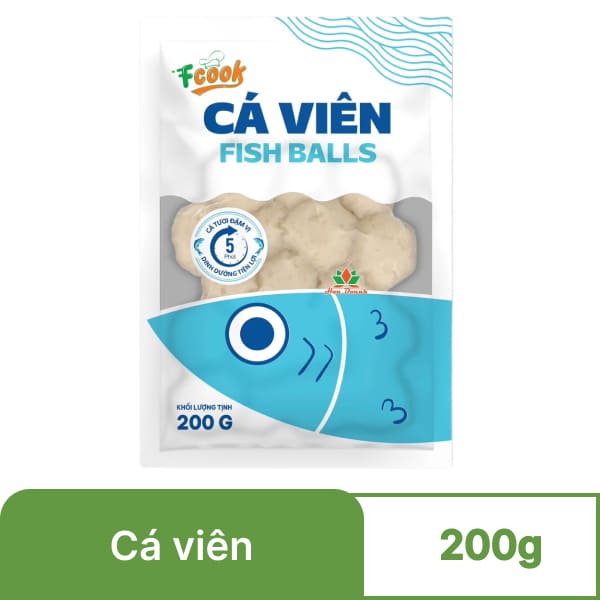 Cá viên Fcook Hoa Doanh gói 200g