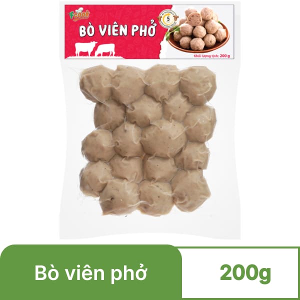 Bò viên phở Fcook Hoa Doanh gói 200g