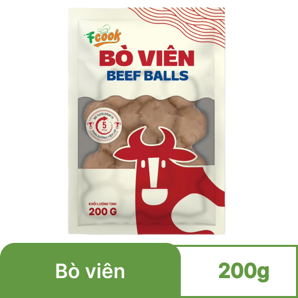 Bò viên FCook gói 200g
