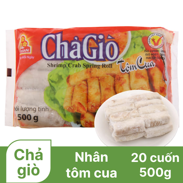 Chả giò tôm cua Vissan 500g