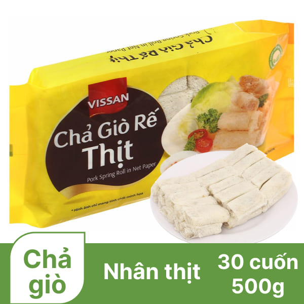 Chả giò rế thịt Vissan 500g