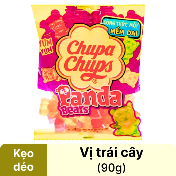 Kẹo dẻo Chupa Chups Panda Bears 90g