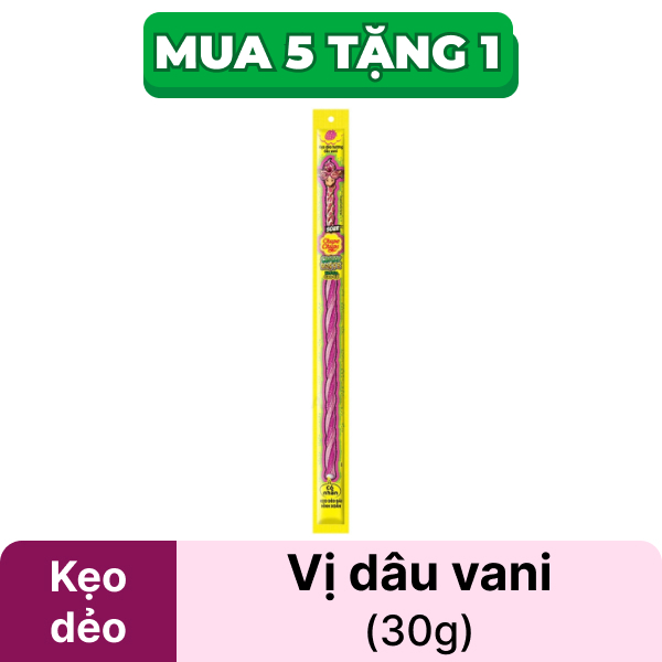 Kẹo dẻo dâu vani Chupa Chups 30g