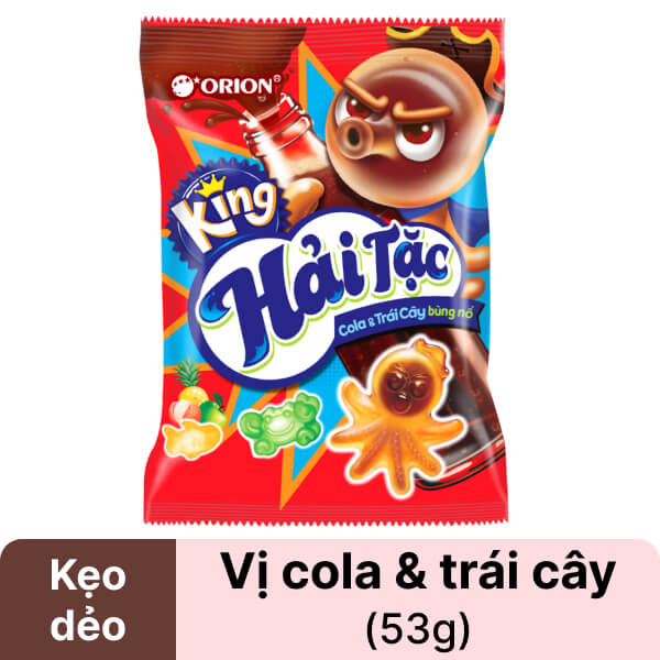 Kẹo dẻo hỗn hợp Orion King hải tặc 53g