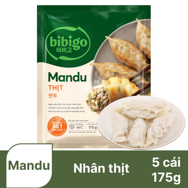 Bánh xếp thịt Bibigo 175g