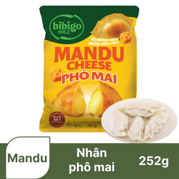 Bánh xếp phô mai Bibigo 252g