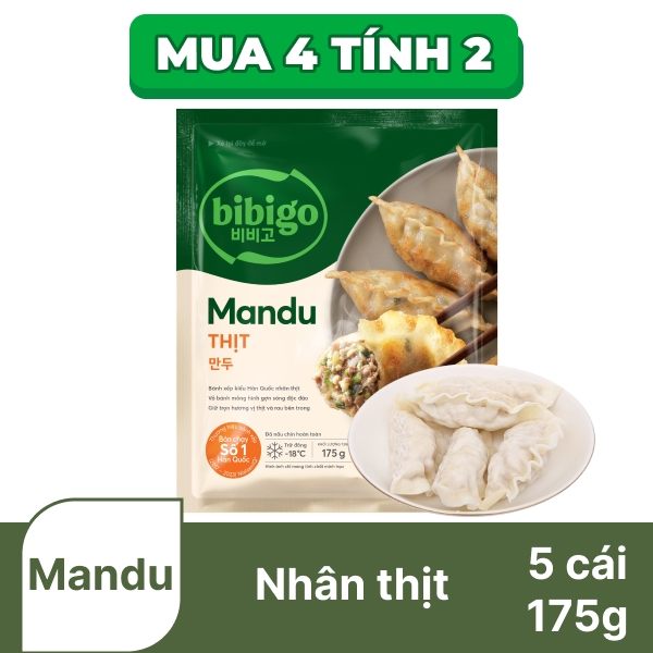 Bánh xếp thịt Bibigo 175g