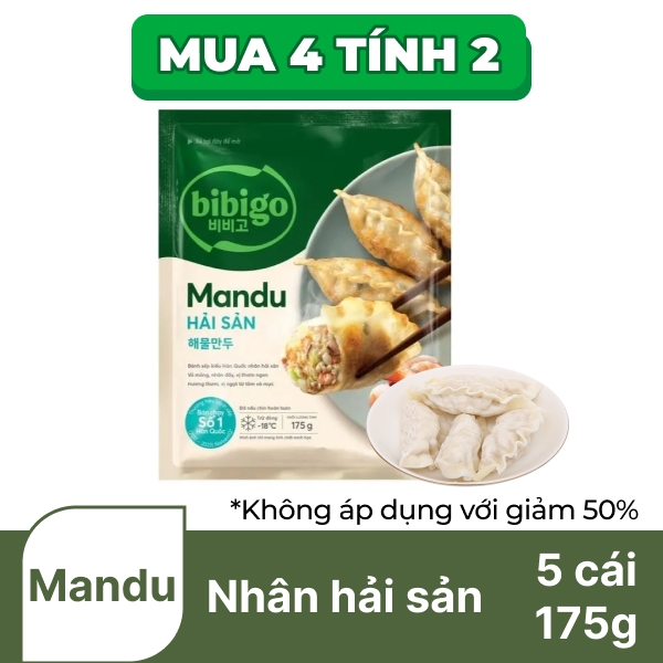 Bánh xếp hải sản Bibigo 175g