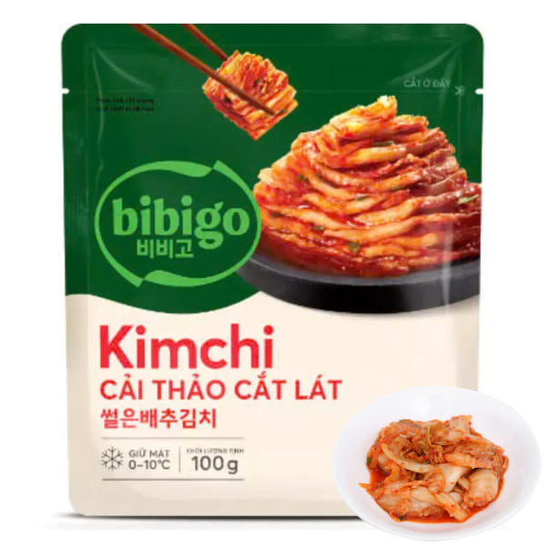 Kim chi cải thảo cắt lát Bibigo gói 100g