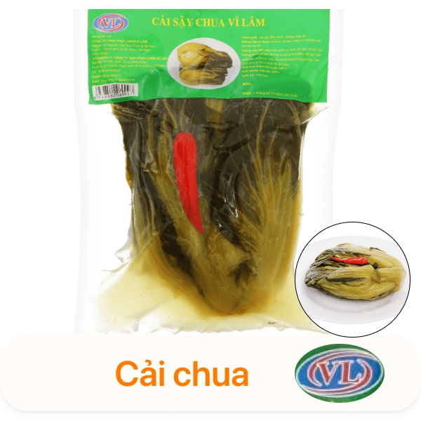 Cải chua Vĩ Lâm gói 500g