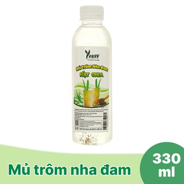 Mủ trôm nha đam hạt chia Yessy chai 330ml