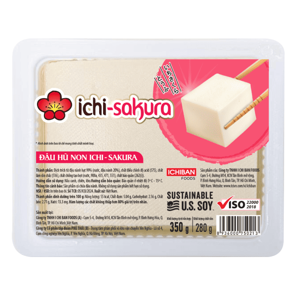 Tàu hũ non Ichi Sakura hộp 350g