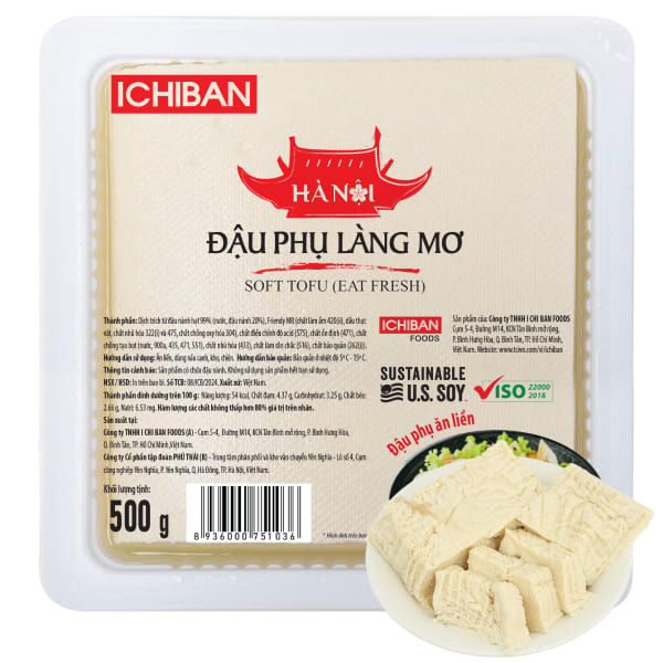 Đậu phụ Làng Mơ Ichiban hộp 500g