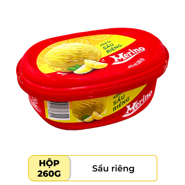 Kem sầu riêng Merino hộp 260g