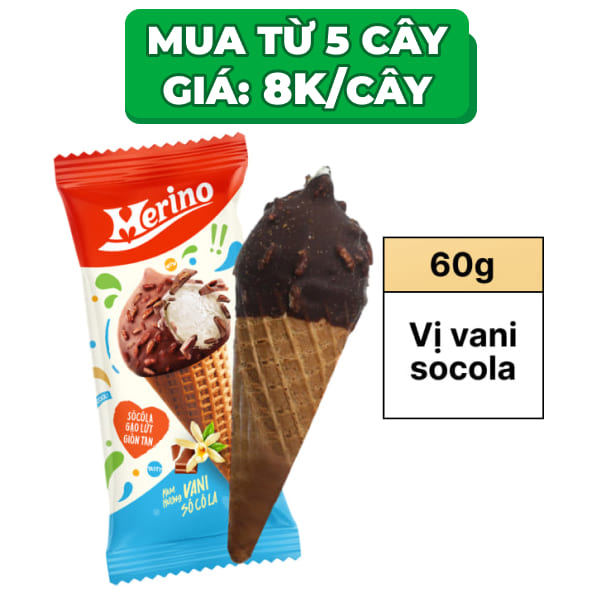 Kem vani Socola Merino Super Teen cây 60g