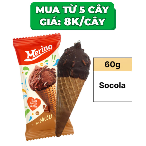 Kem Socola Merino Super Teen cây 60g