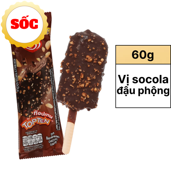 Kem Topten Socola Wall's cây 60g