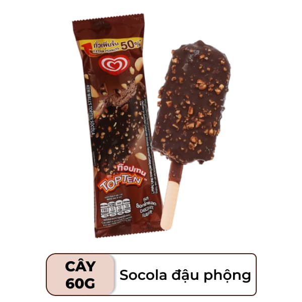 Kem Topten Socola Wall's cây 60g