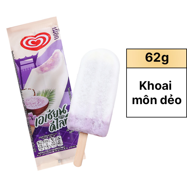 Kem Wall's khoai môn dẻo cây 62g giá tốt tại Bách hoá XANH