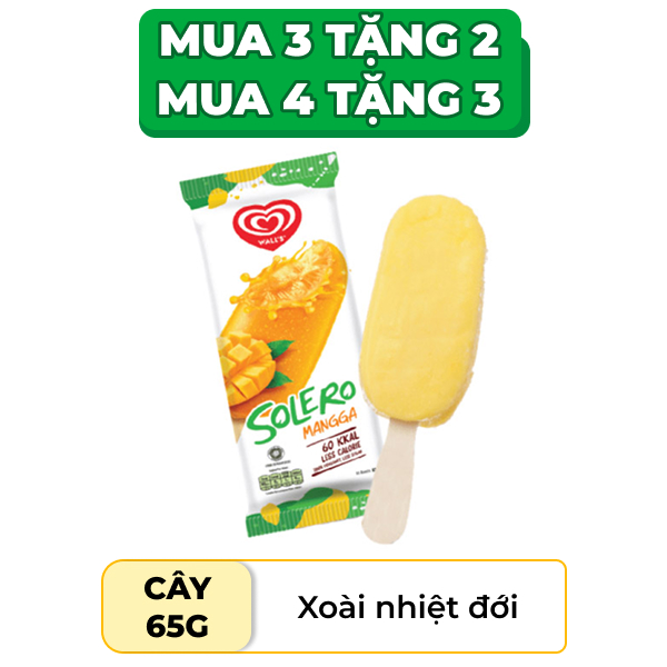 Kem xoài nhiệt đới Wall's cây 65g