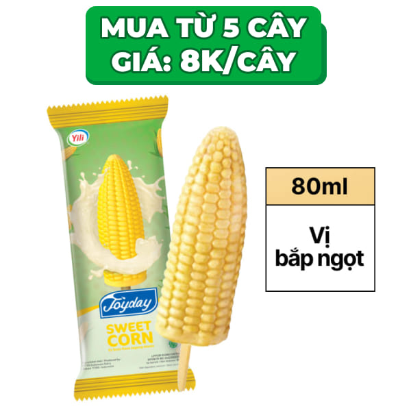 Kem bắp ngọt Joyday cây 80ml