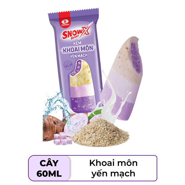 Kem khoai môn yến mạch Snow baby X 60ml
