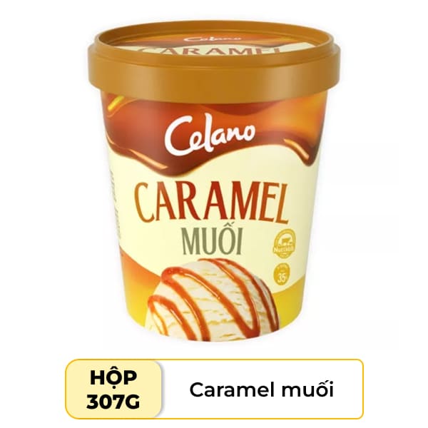 Kem Caramel muối Celano cao cấp 307g