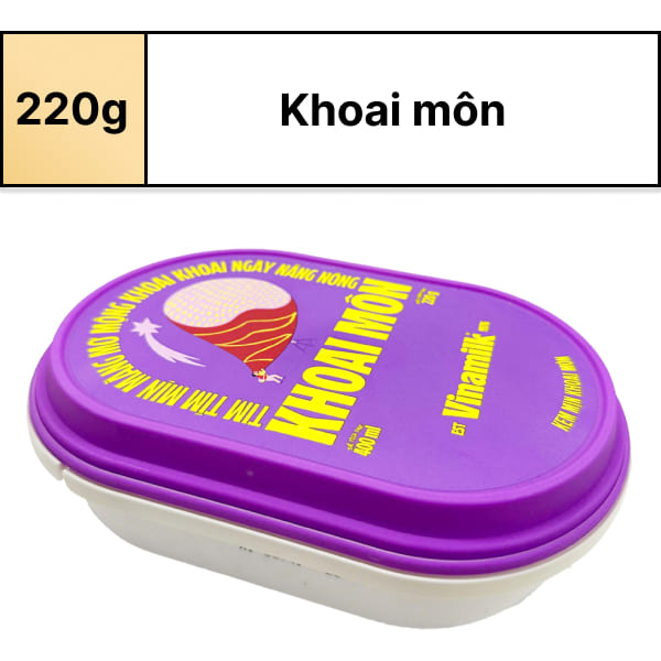 Kem khoai môn Vinamilk mịn 220g