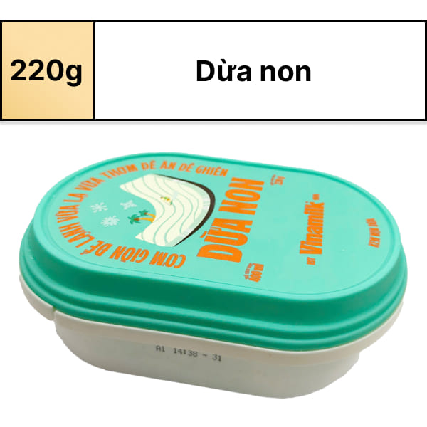 Kem dừa Vinamilk mịn hộp 220g
