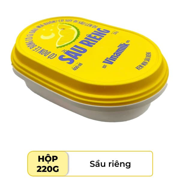 Kem sầu riêng Vinamilk mịn hộp 220g