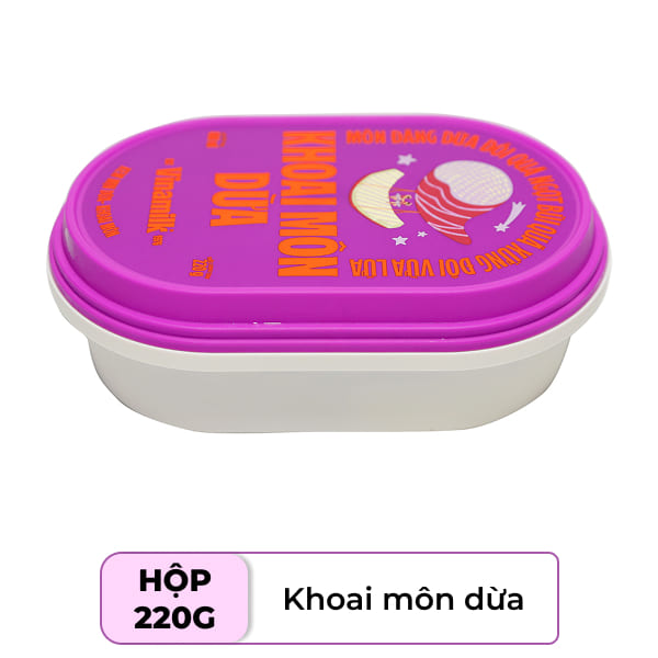 Kem dừa khoai môn Vinamilk mịn hộp 220g