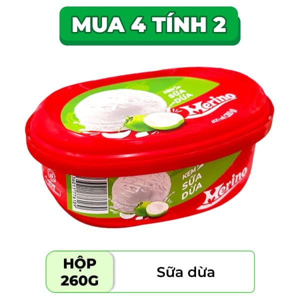 Kem sữa dừa Merino hộp 260g