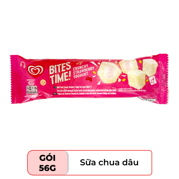 Kem sữa chua dâu Wall's 56g