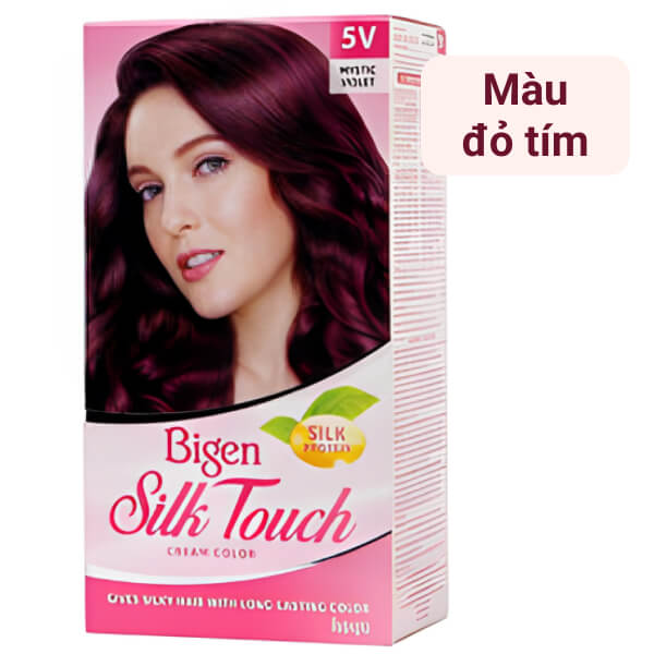Thuốc nhuộm tóc Bigen 5V đỏ tím