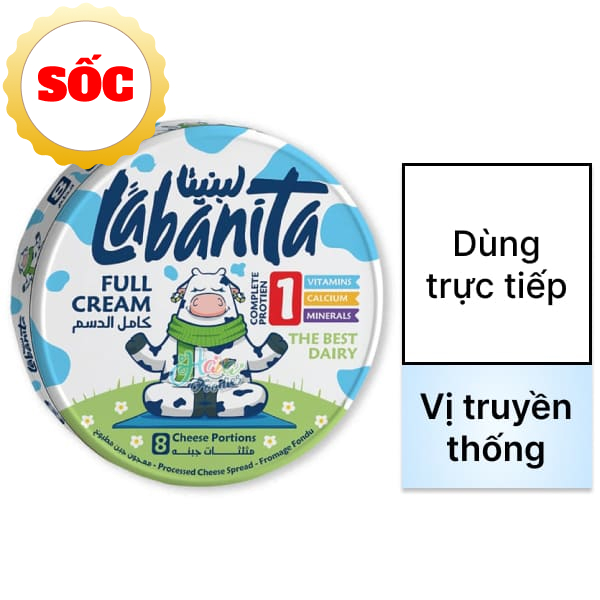 Phô mai truyền thống Labanita 120g (8 miếng)