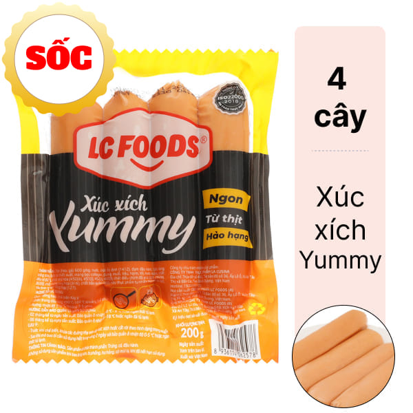 Xúc xích Yummy La Cusina gói 200g