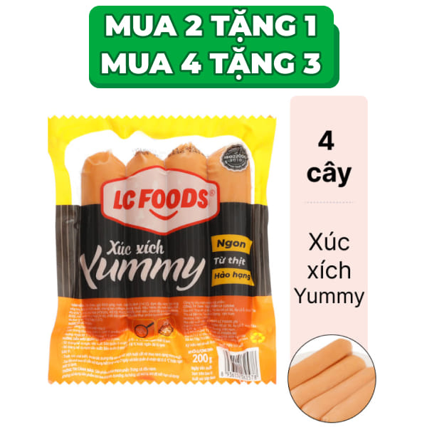 Xúc xích Yummy La Cusina gói 200g